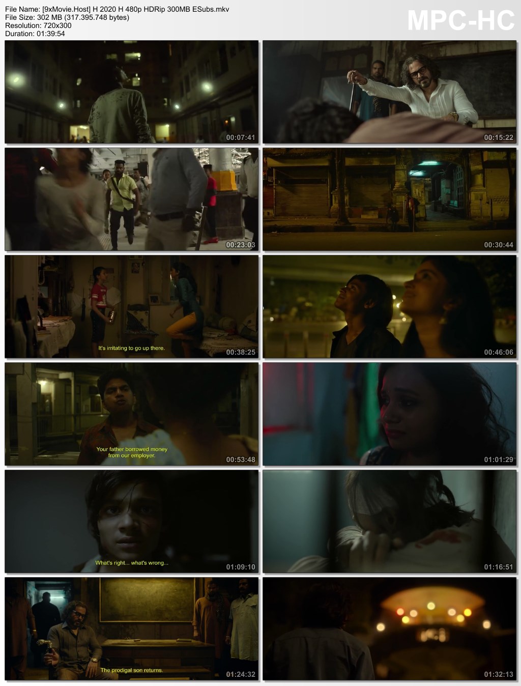 Harami 2020 Hindi 480p HDRip x264 300MB ESubs