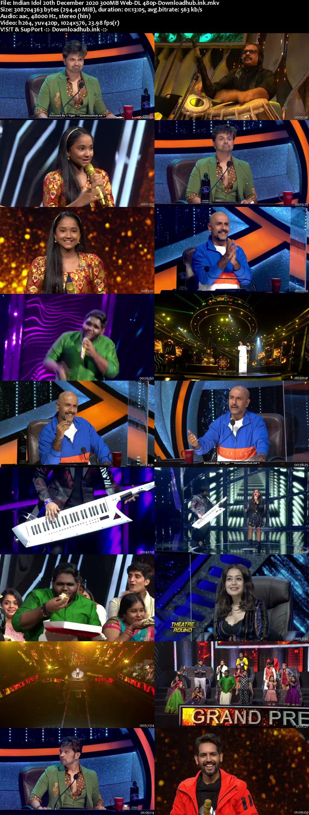 Indian Idol 20 December 2020 Episode 08 Web-DL 480p