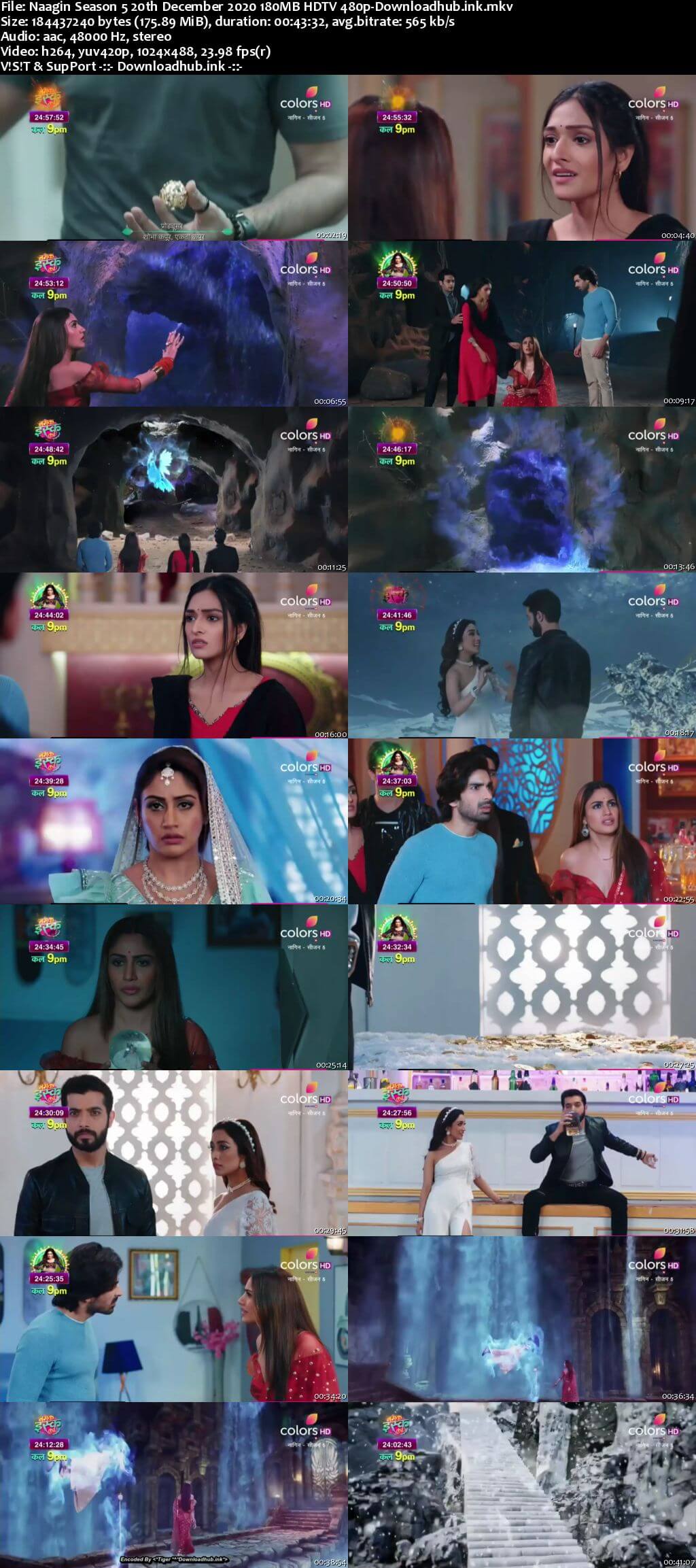 Naagin Season 5 20th December 2020 180MB HDTV 480p