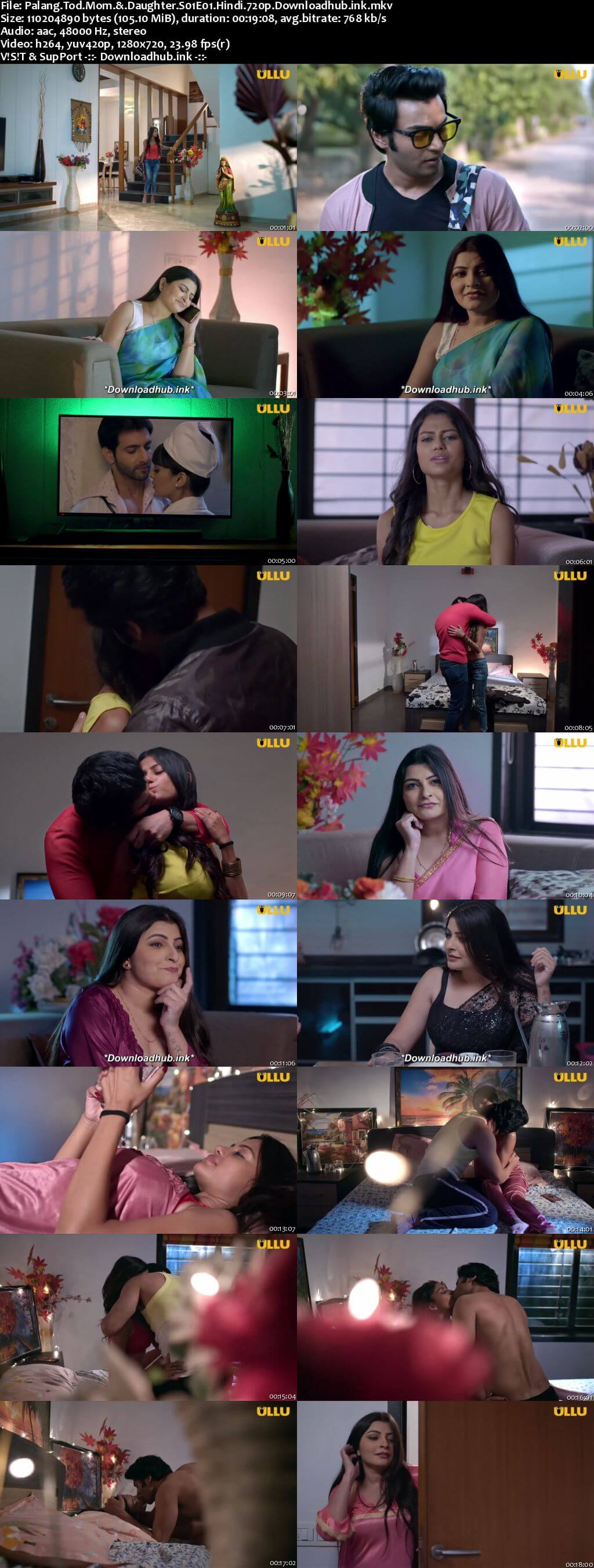 Palang Tod (Mom & Daughter) 2020 Hindi S01 ULLU WEB Series 720p HDRip x264