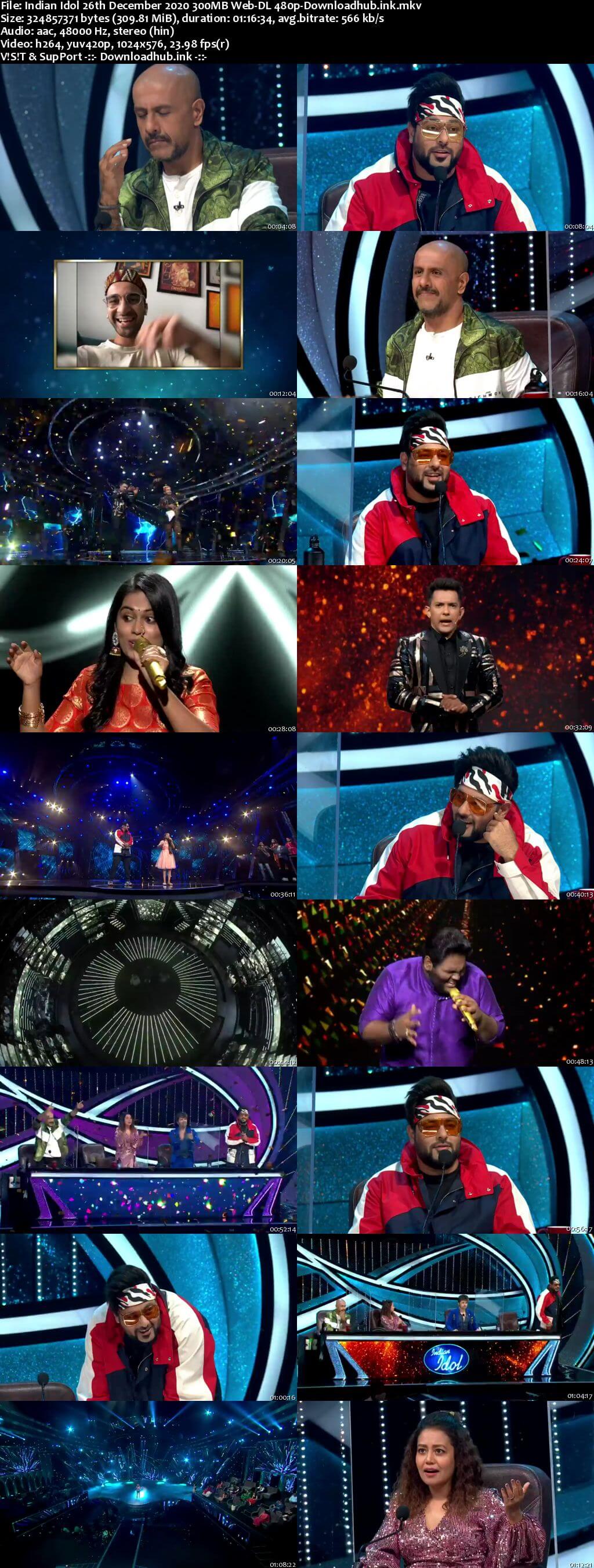 Indian Idol 26 December 2020 Episode 09 Web-DL 480p