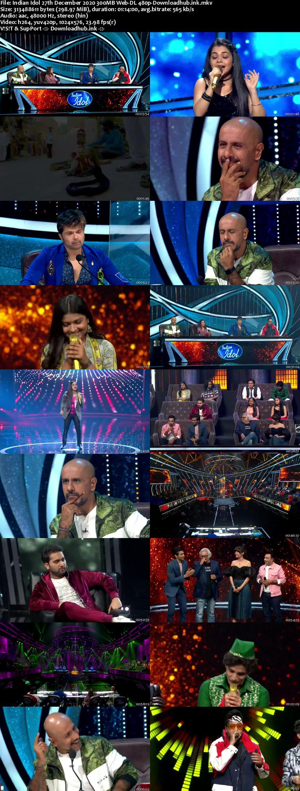 Indian Idol 27 December 2020 Episode 10 Web-DL 480p