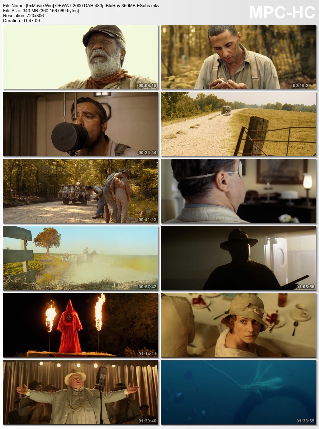 O Brother Where Art Thou? 2000 Dual Audio Hindi 480p BluRay x264 350MB ESubs