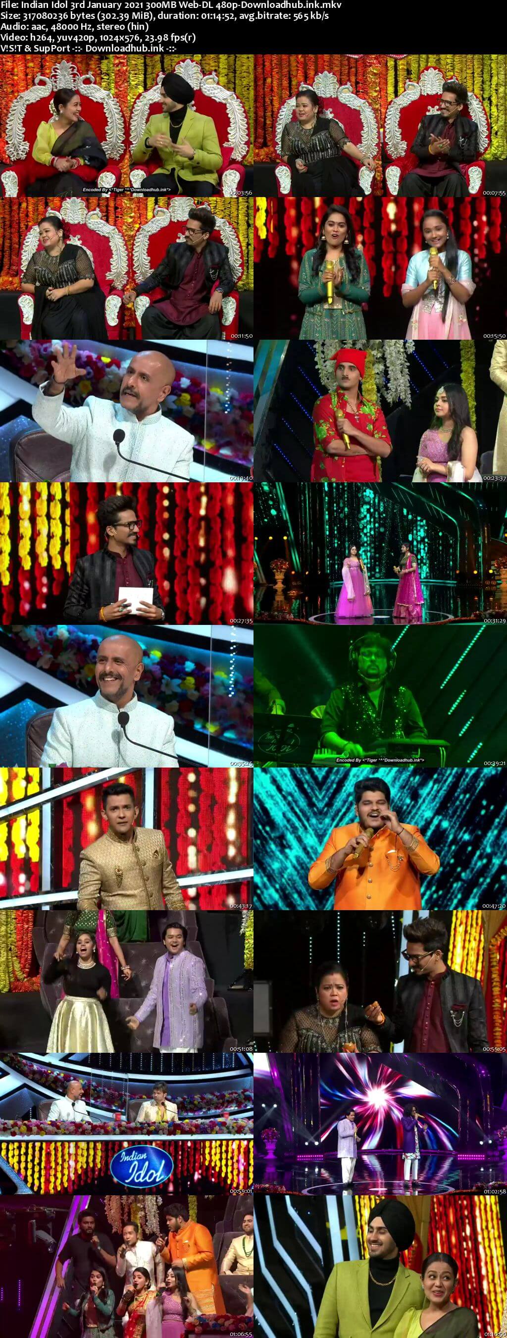 Indian Idol 03 January 2021 Episode 12 Web-DL 480p