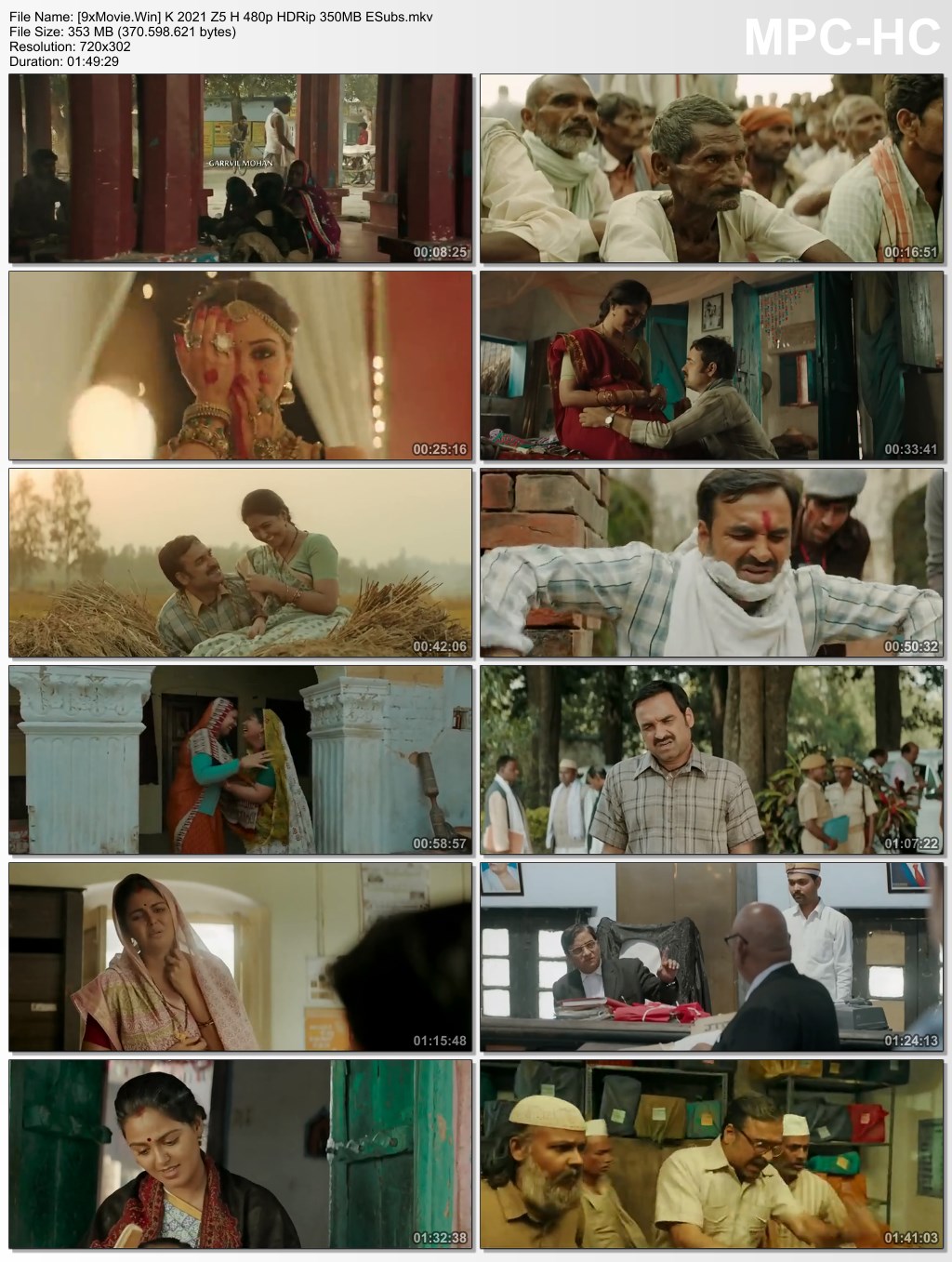 Kaagaz 2021 Zee5 Hindi 480p HDRip x264 350MB ESubs