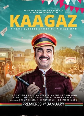 Kaagaz 2021 Zee5 Hindi 480p HDRip x264 350MB ESubs