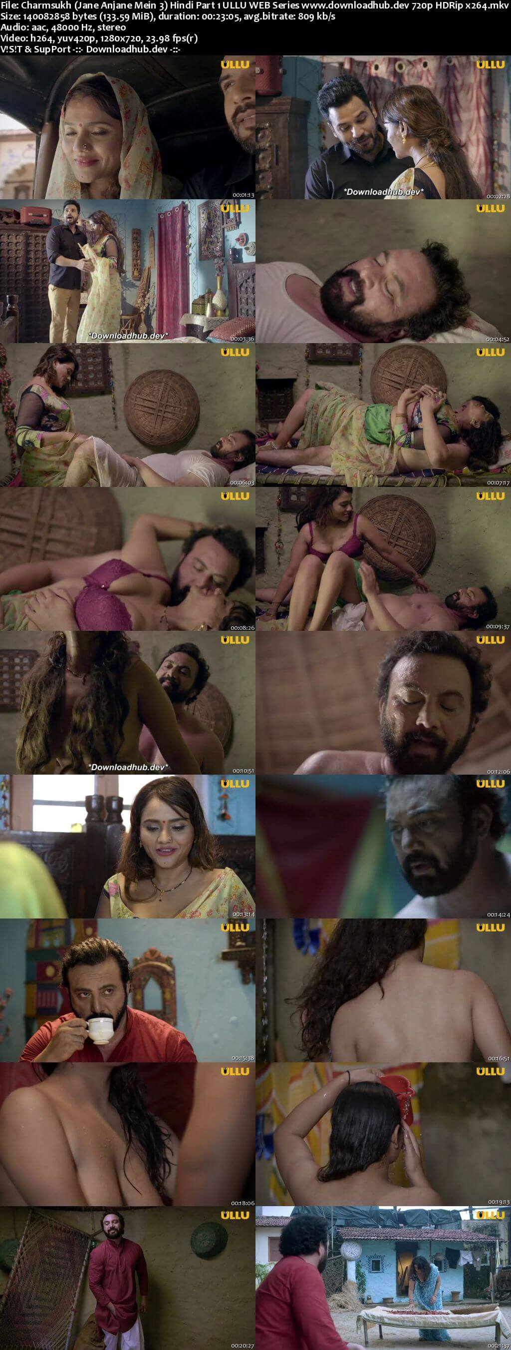 Charmsukh (Jane Anjane Mein 3) Hindi Part 1 ULLU WEB Series 720p HDRip x264