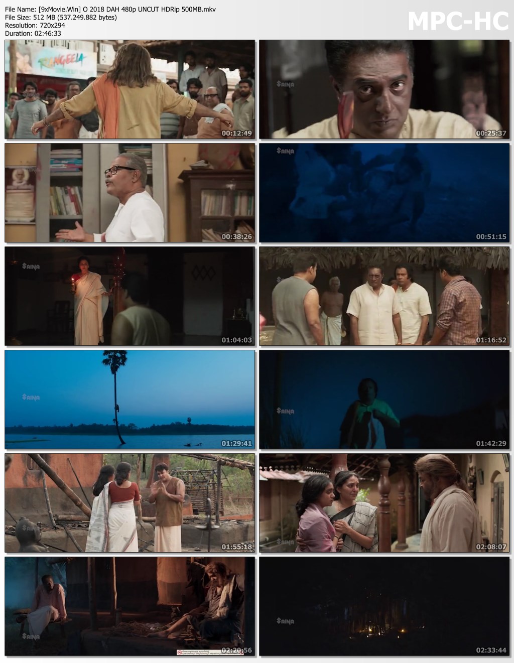 Odiyan 2018 Dual Audio Hindi 480p UNCUT HDRip x264 500MB