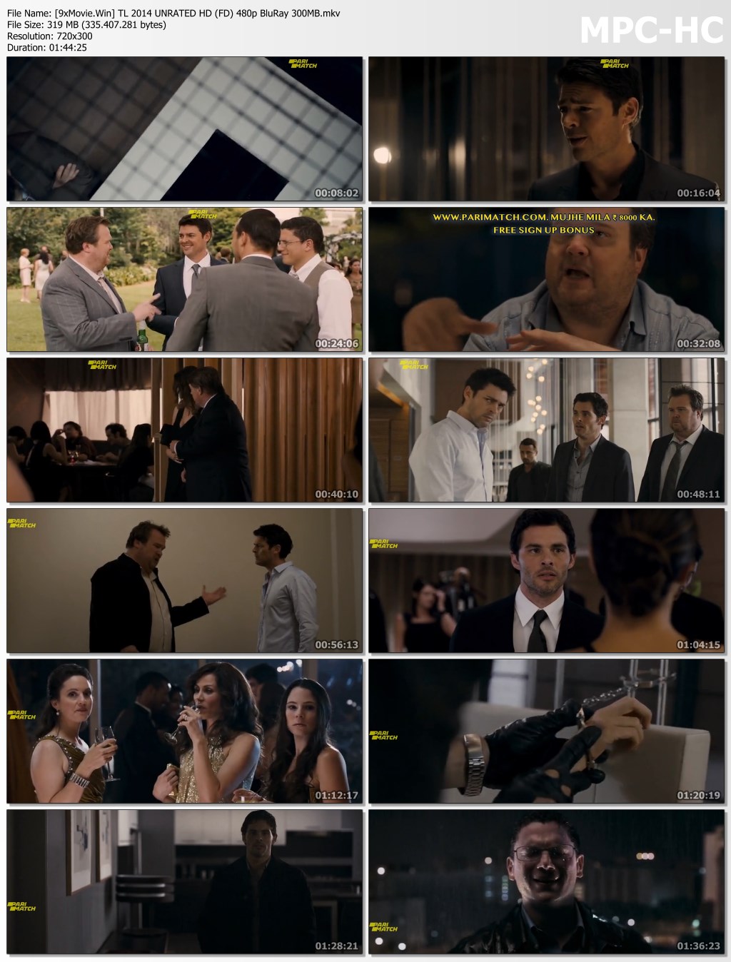 The Loft 2014 UNRATED Hindi Dubbed (Fan Dub) 480p BluRay x264 300MB