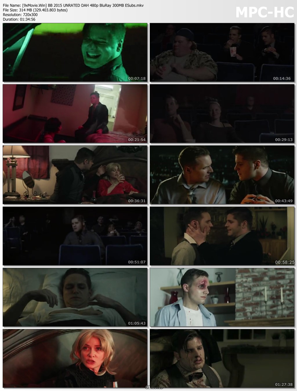 Blood Brothers 2015 UNRATED Dual Audio Hindi 480p BluRay x264 300MB ESubs