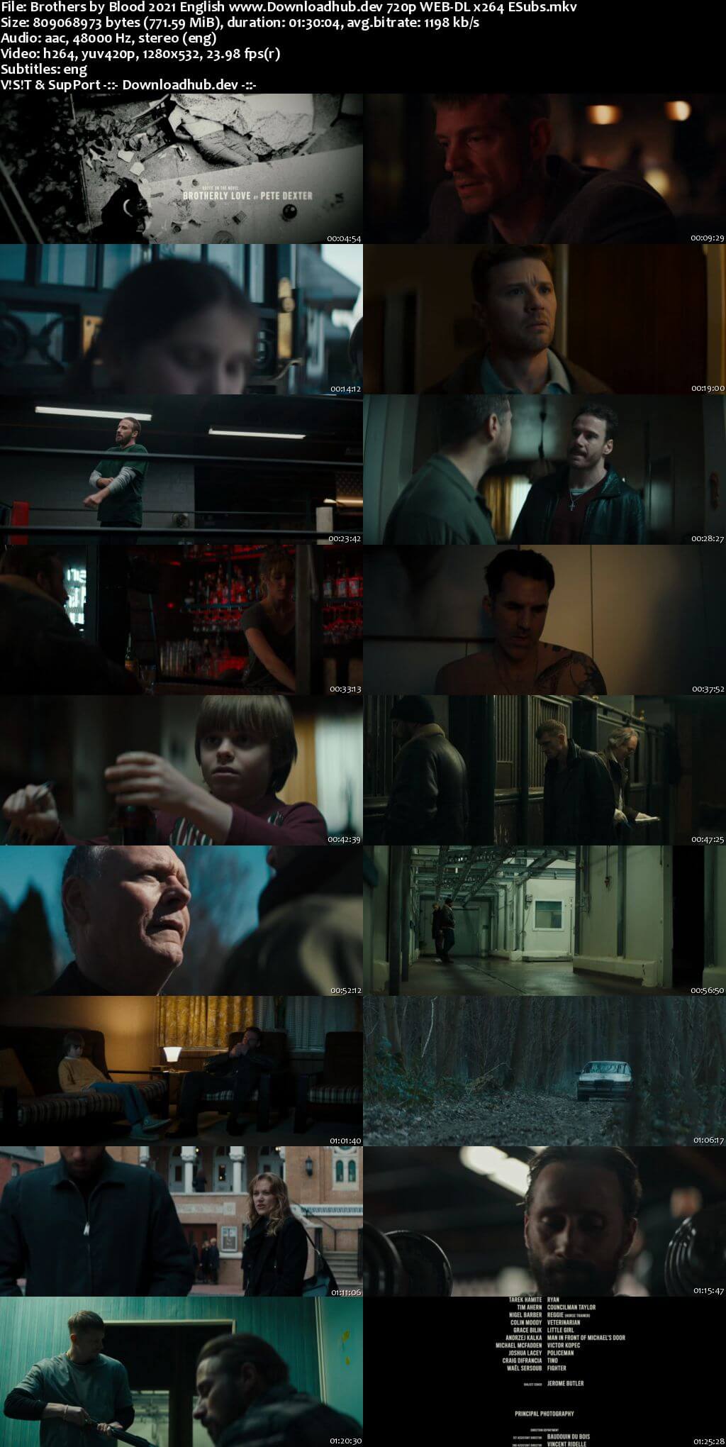 Brothers by Blood 2021 English 720p Web-DL 750MB ESubs