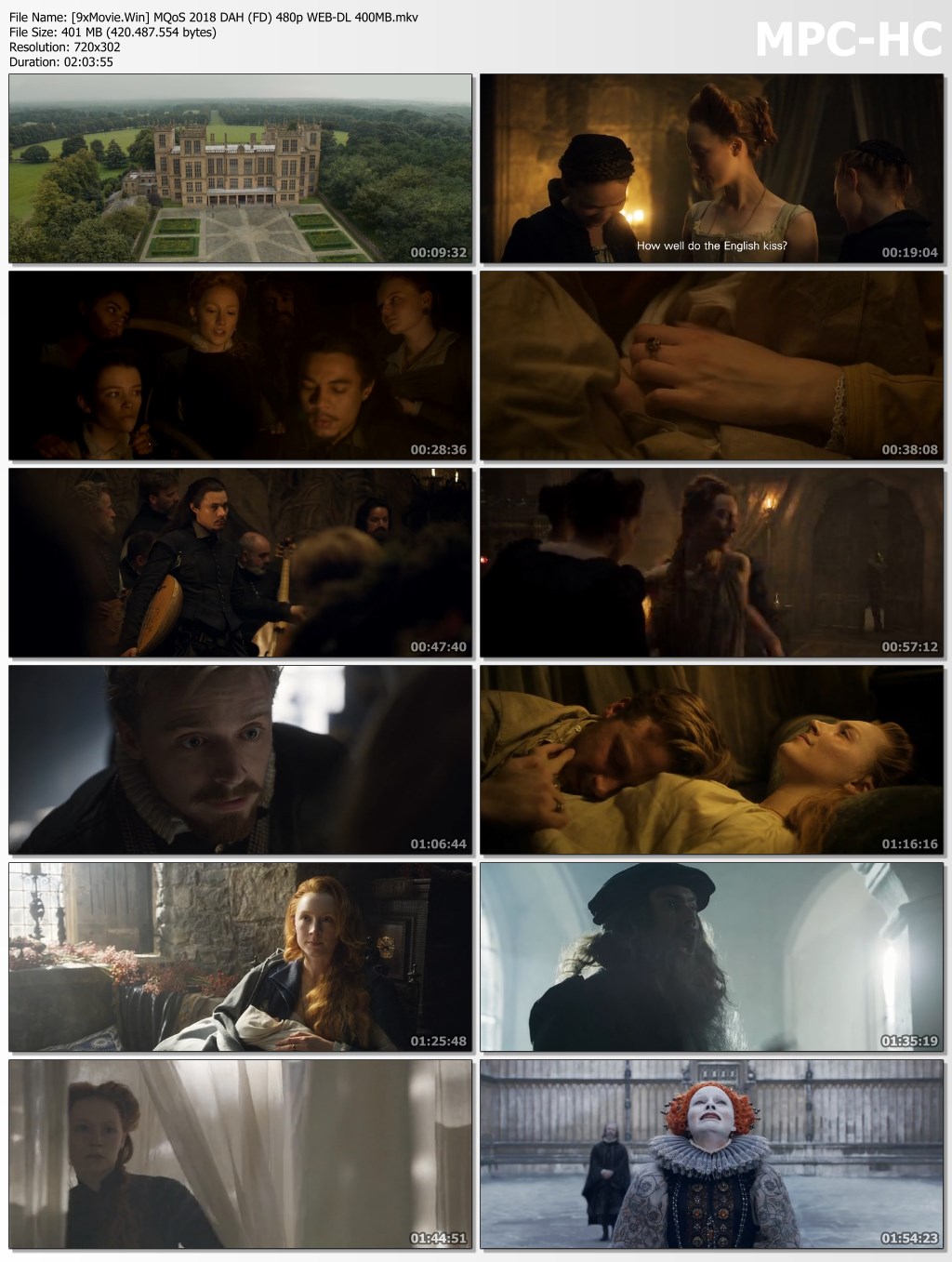 Mary Queen of Scots 2018 Dual Audio Hindi (Fan Dub) 480p WEB-DL x264 400MB