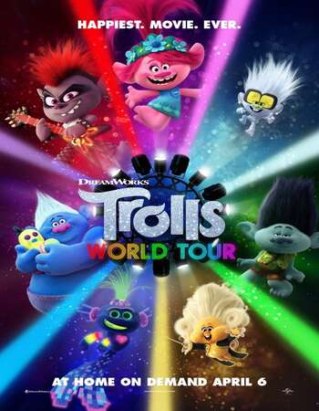 Trolls World Tour 2020 Hindi Dual Audio BRRip Full Movie 720p Download