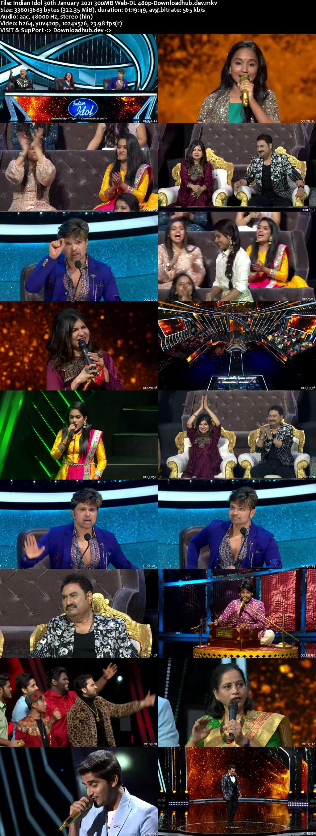 Indian Idol 30 January 2021 Episode 19 Web-DL 480p