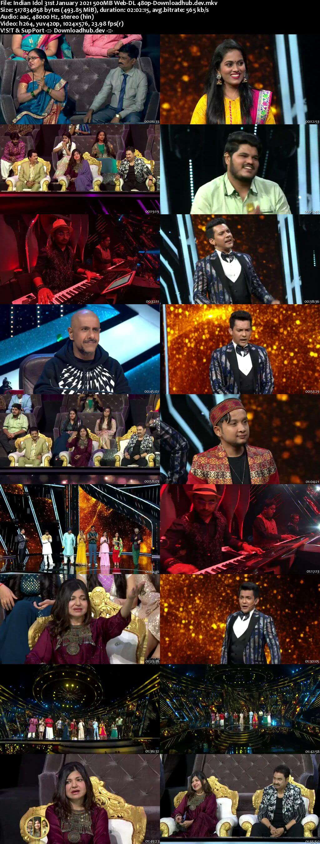 Indian Idol 31 January 2021 Episode 20 Web-DL 480p