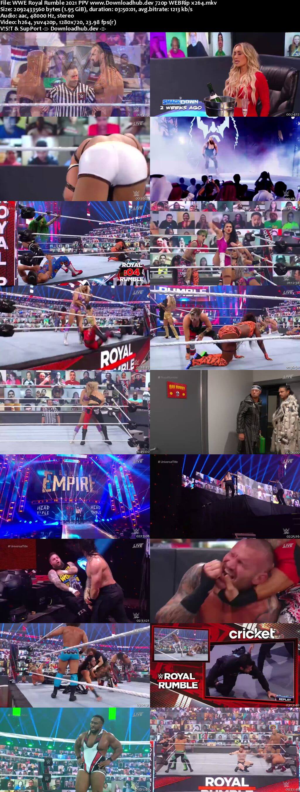 WWE Royal Rumble 31st January 2021 720p 999MB PPV WEBRip 480p