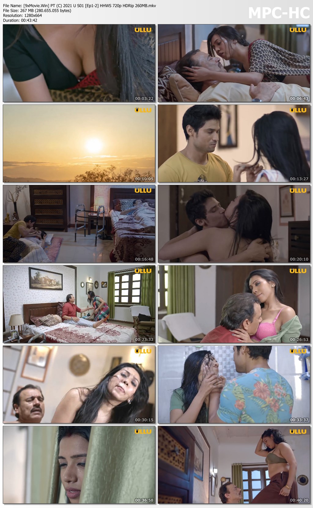 Palang Tod (Caretaker) 2021 Ullu Hindi Hot Web Series 720p HDRip x264 260MB