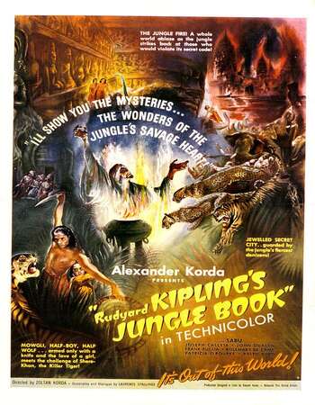 Jungle Book 1942 Hindi Dual Audio BRRip Full Movie 480p Download