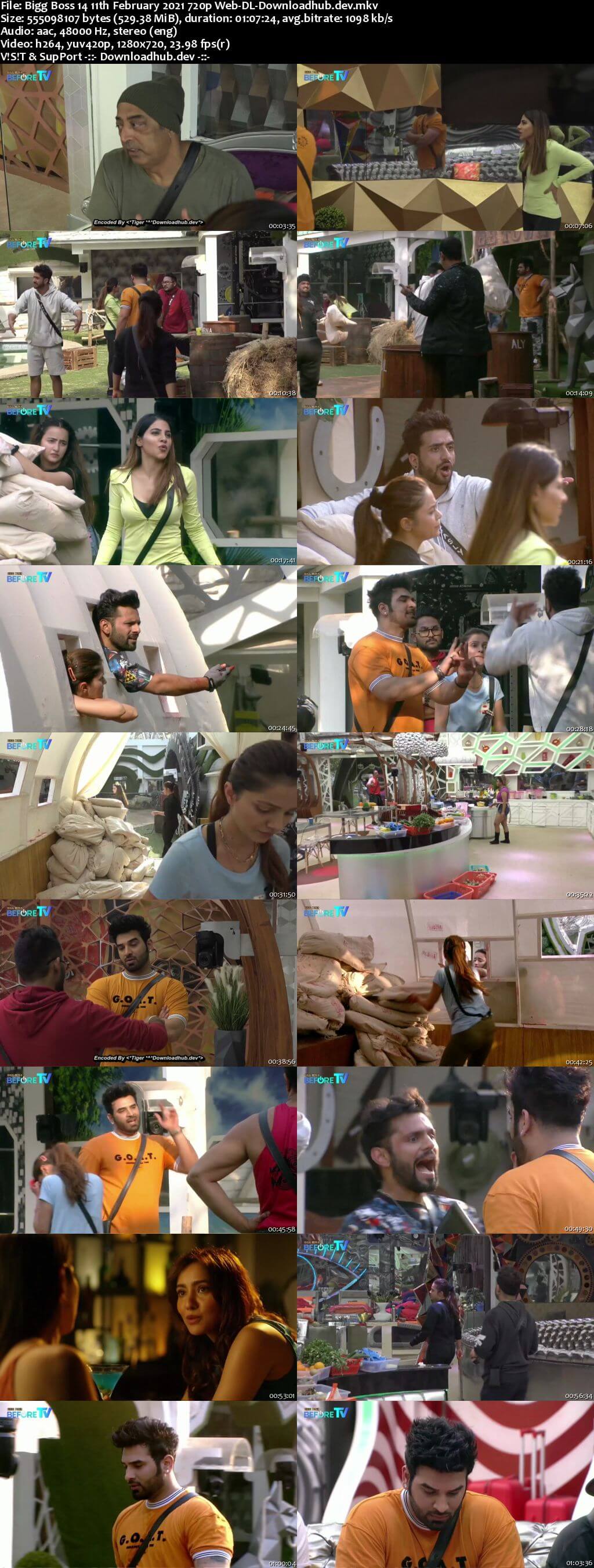 Bigg Boss 14 11th February 2021 Episode 131 720p 480p Web-DL