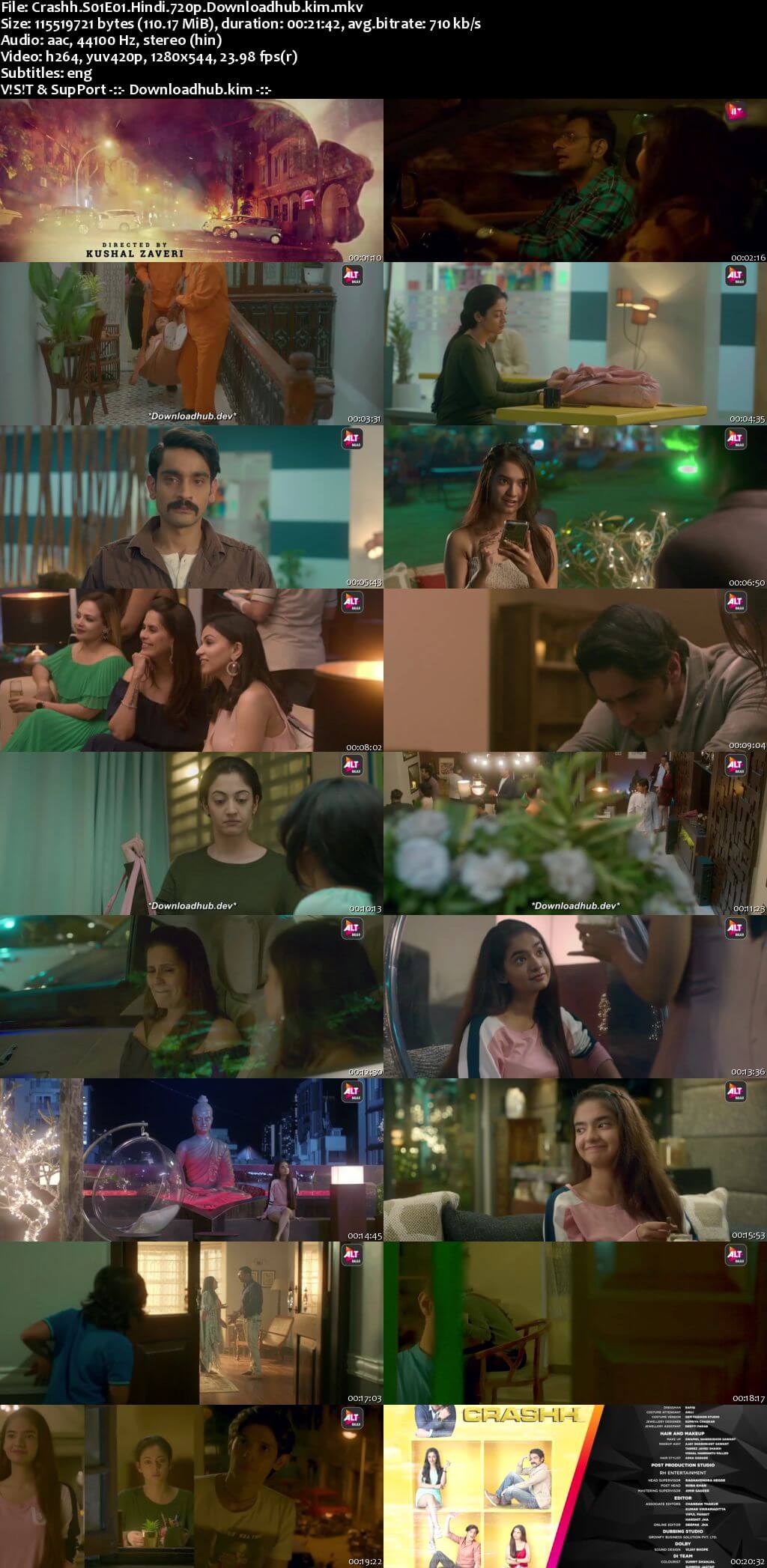 Crashh 2021 Hindi Season 01 Complete 720p HDRip ESubs