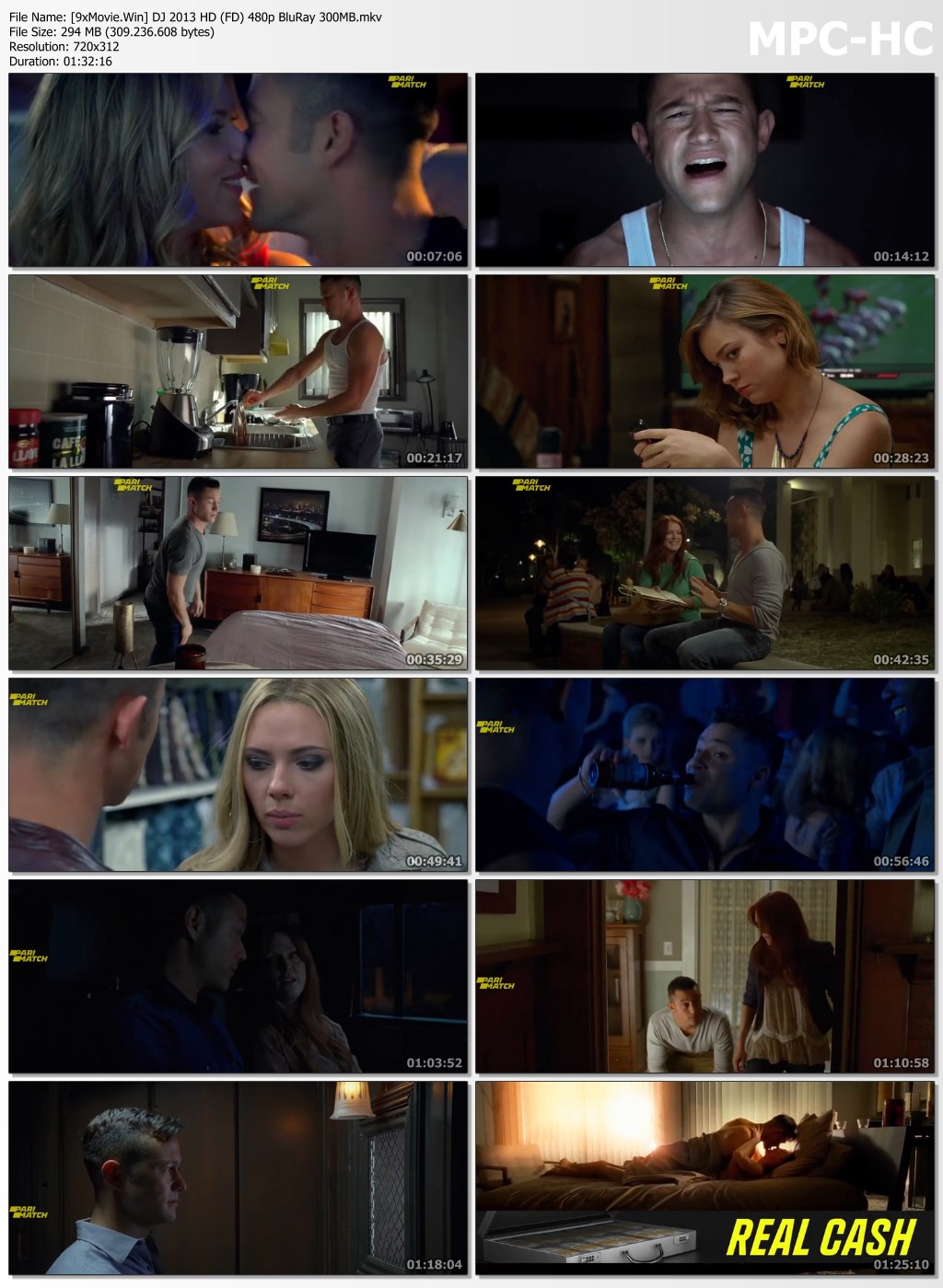 Don Jon 2013 Hindi Dubbed (Fan Dub) 480p BluRay x264 300MB