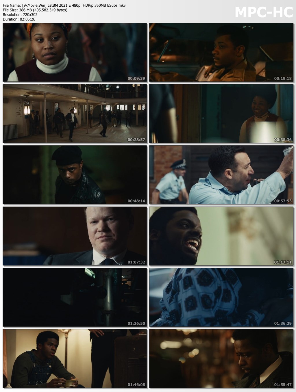 Judas and the Black Messiah 2021 English 480p HDRip x264 350MB ESubs