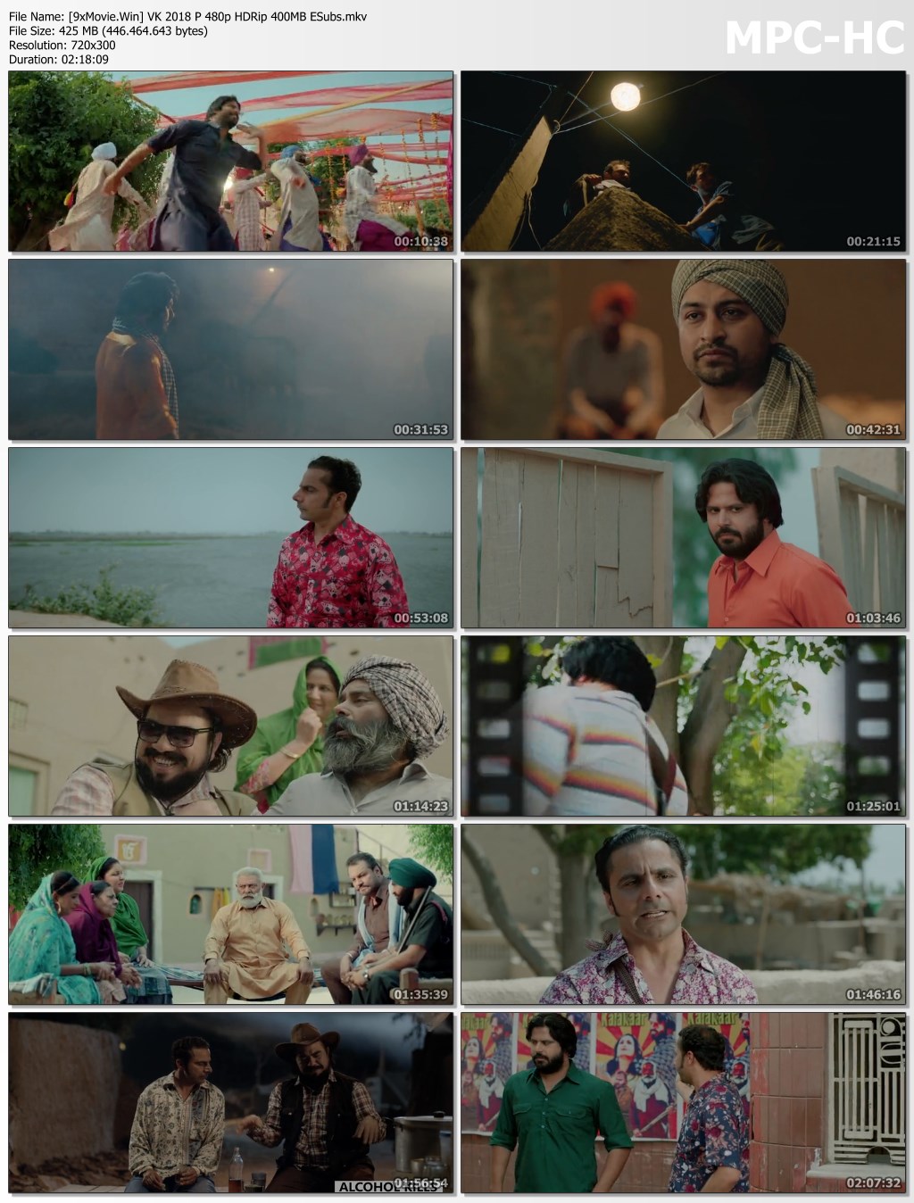 Vadda Kalakaar 2018 Punjabi 480p HDRip x264 400MB ESubs