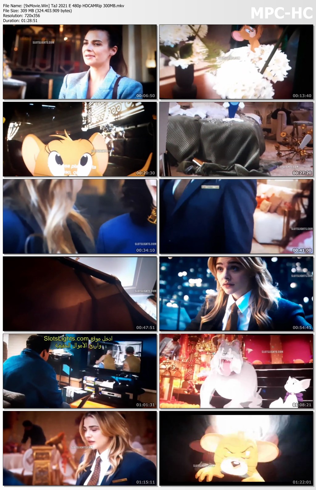 Tom and Jerry 2021 English 480p HDCAMRip x264 300MB