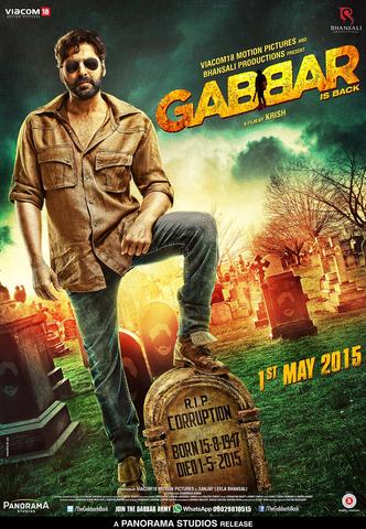 Gabbar Is Back 2015 Hindi 480p BluRay x264 390MB ESubs