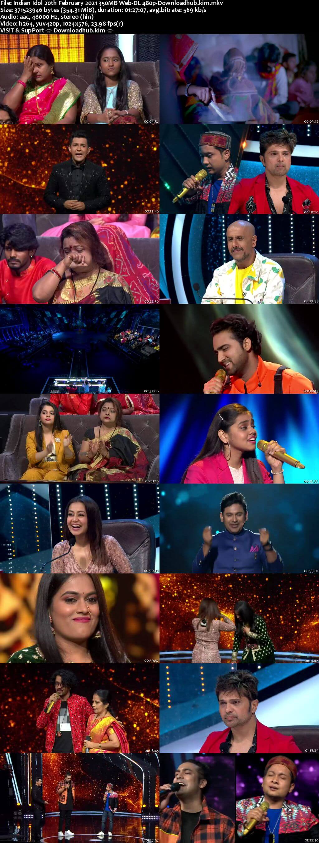 Indian Idol 20 February 2021 Episode 25 Web-DL 480p