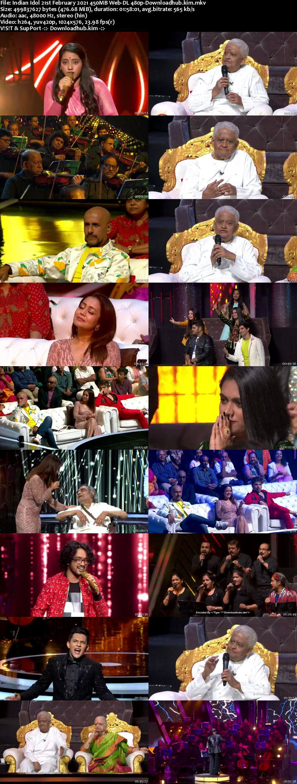 Indian Idol 21 February 2021 Episode 26 Web-DL 480p