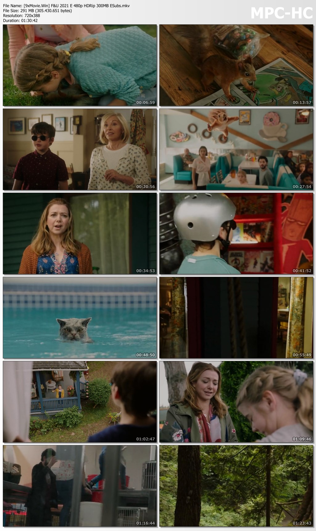 Flora & Ulysses 2021 English 480p HDRip x264 300MB ESubs