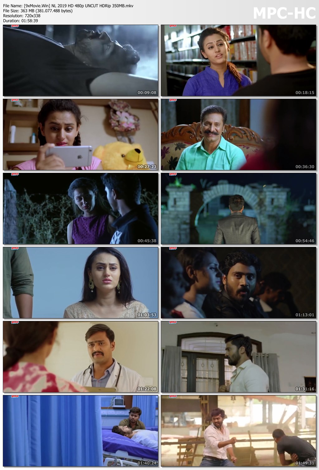 Nenu Lenu 2019 Hindi Dubbed 480p UNCUT HDRip x264 350MB