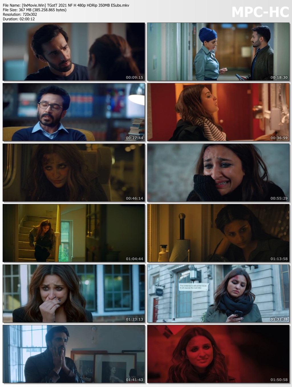 The Girl on the Train 2021 Hindi 480p HDRip x264 350MB ESubs