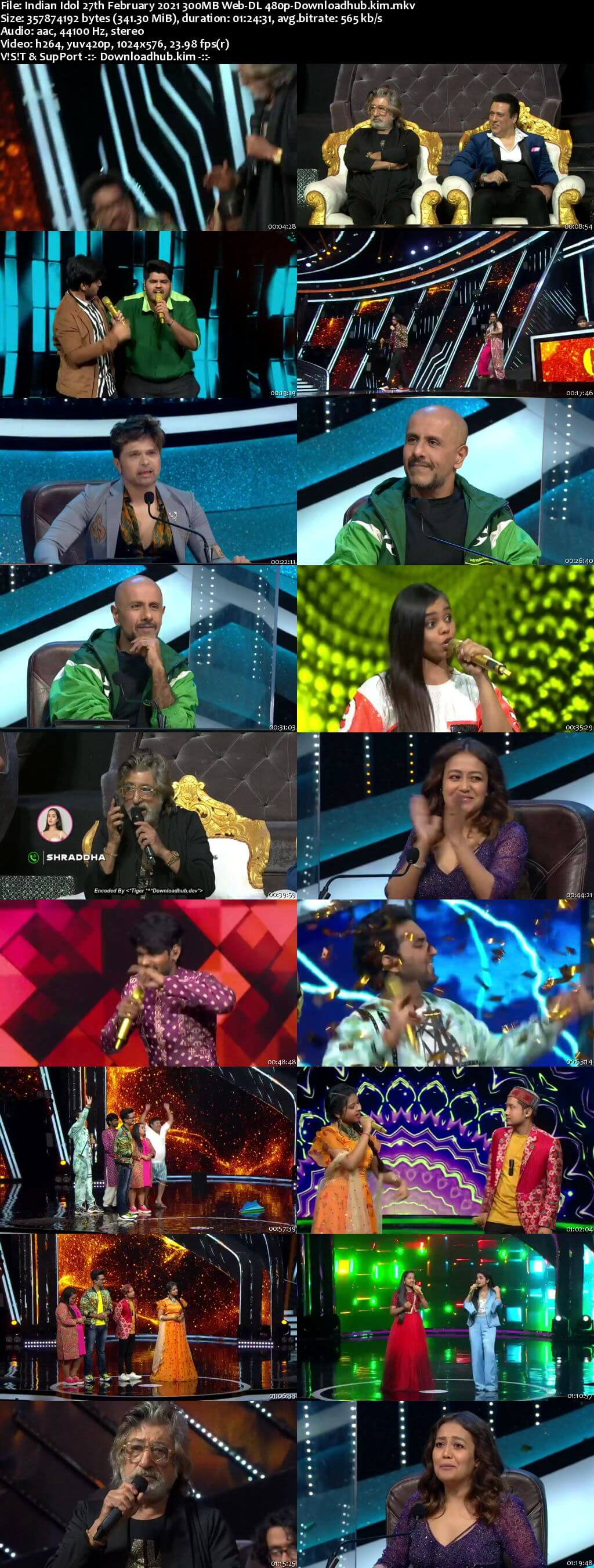 Indian Idol 27 February 2021 Episode 27 Web-DL 480p