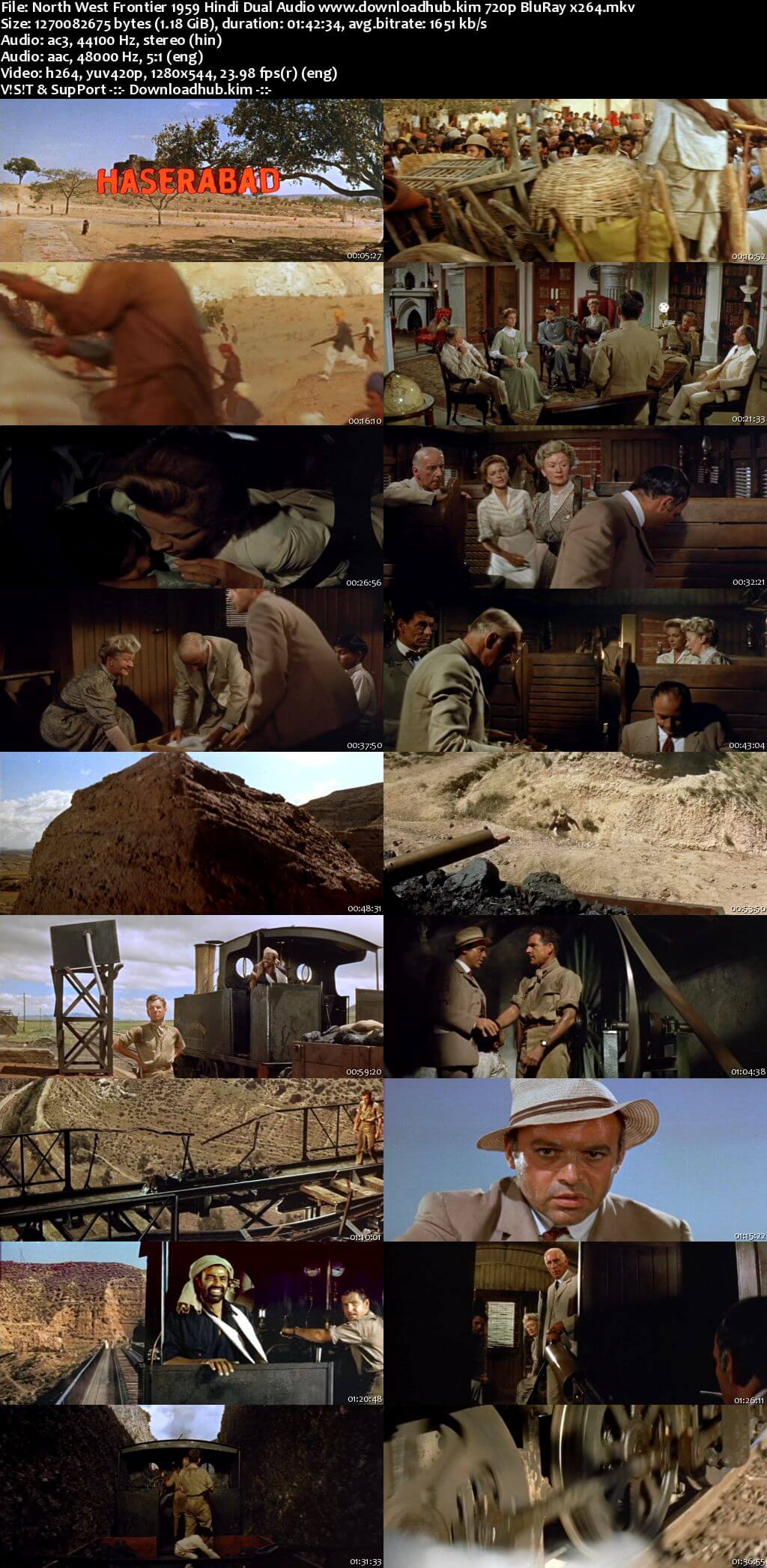 North West Frontier 1959 Hindi Dual Audio 720p BluRay x264