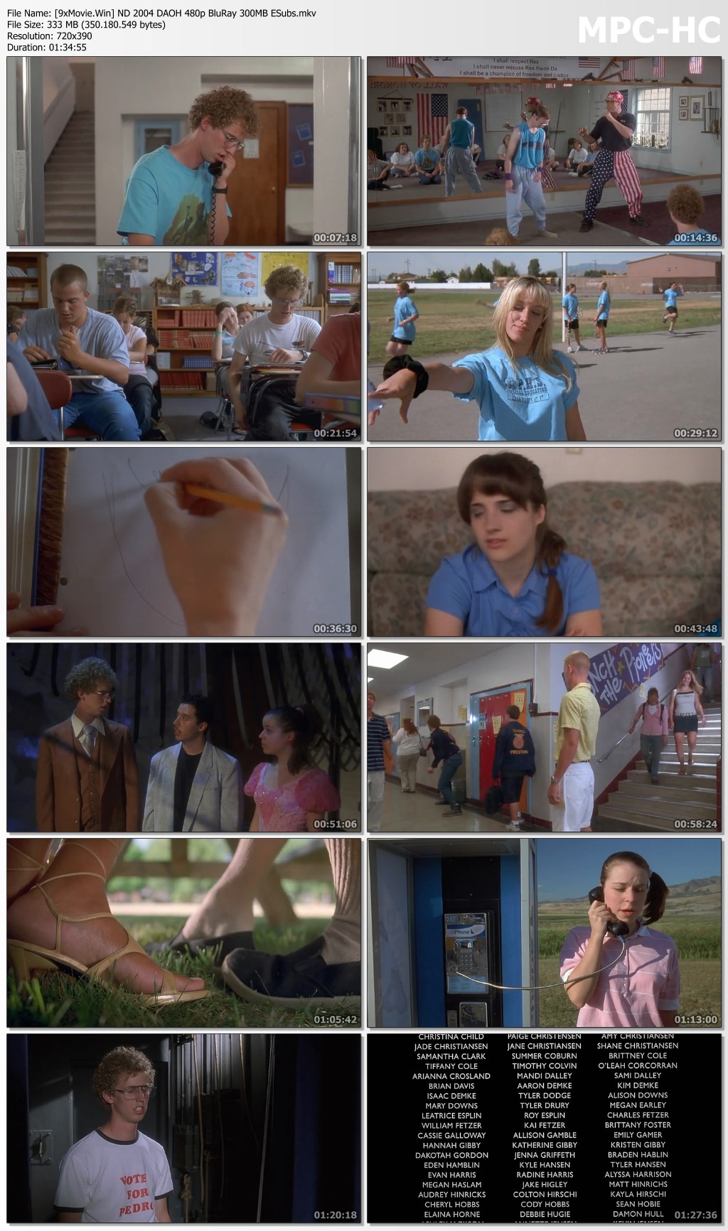 Napoleon Dynamite 2004 Dual Audio ORG Hindi 480p BluRay x264 300MB ESubs