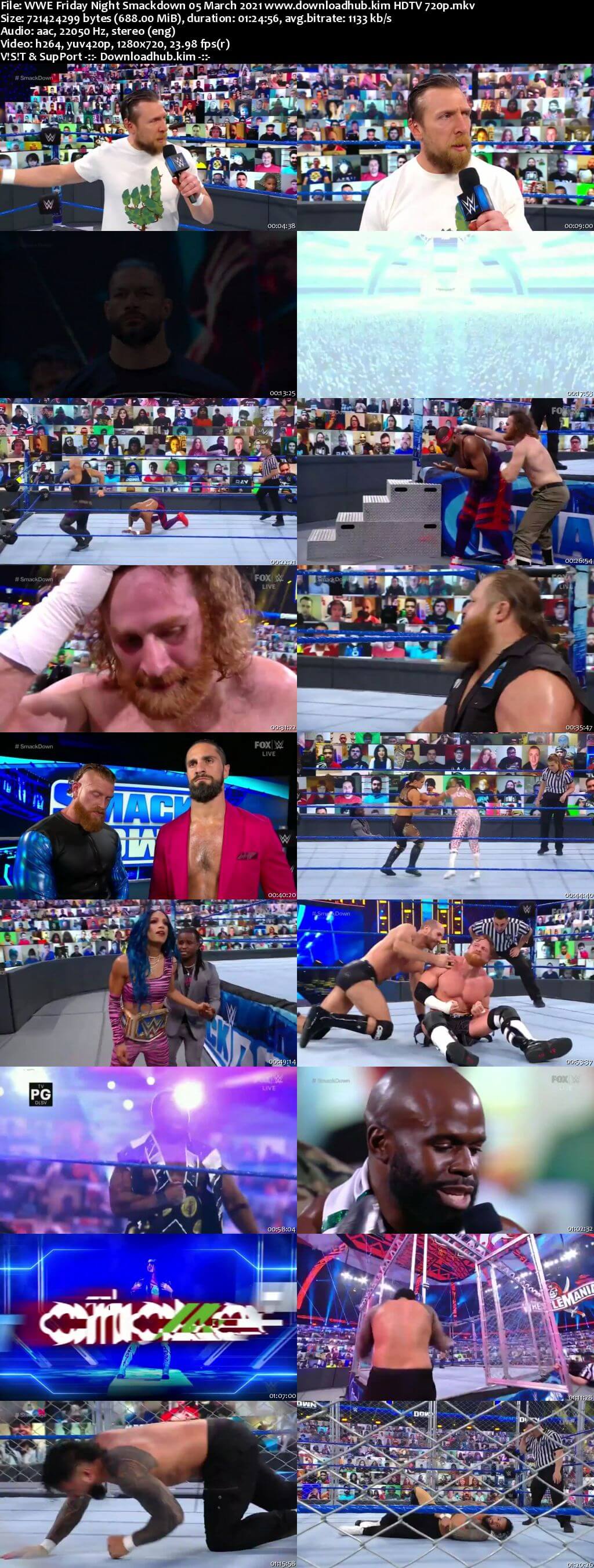 WWE Friday Night Smackdown 5th March 2021 720p 300MB HDTV 480p