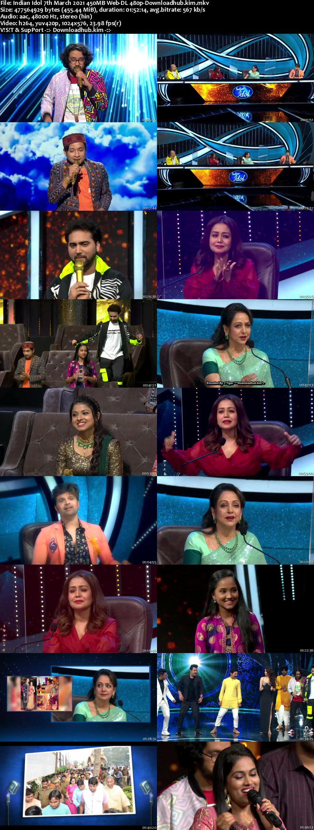 Indian Idol 07 March 2021 Episode 30 Web-DL 480p