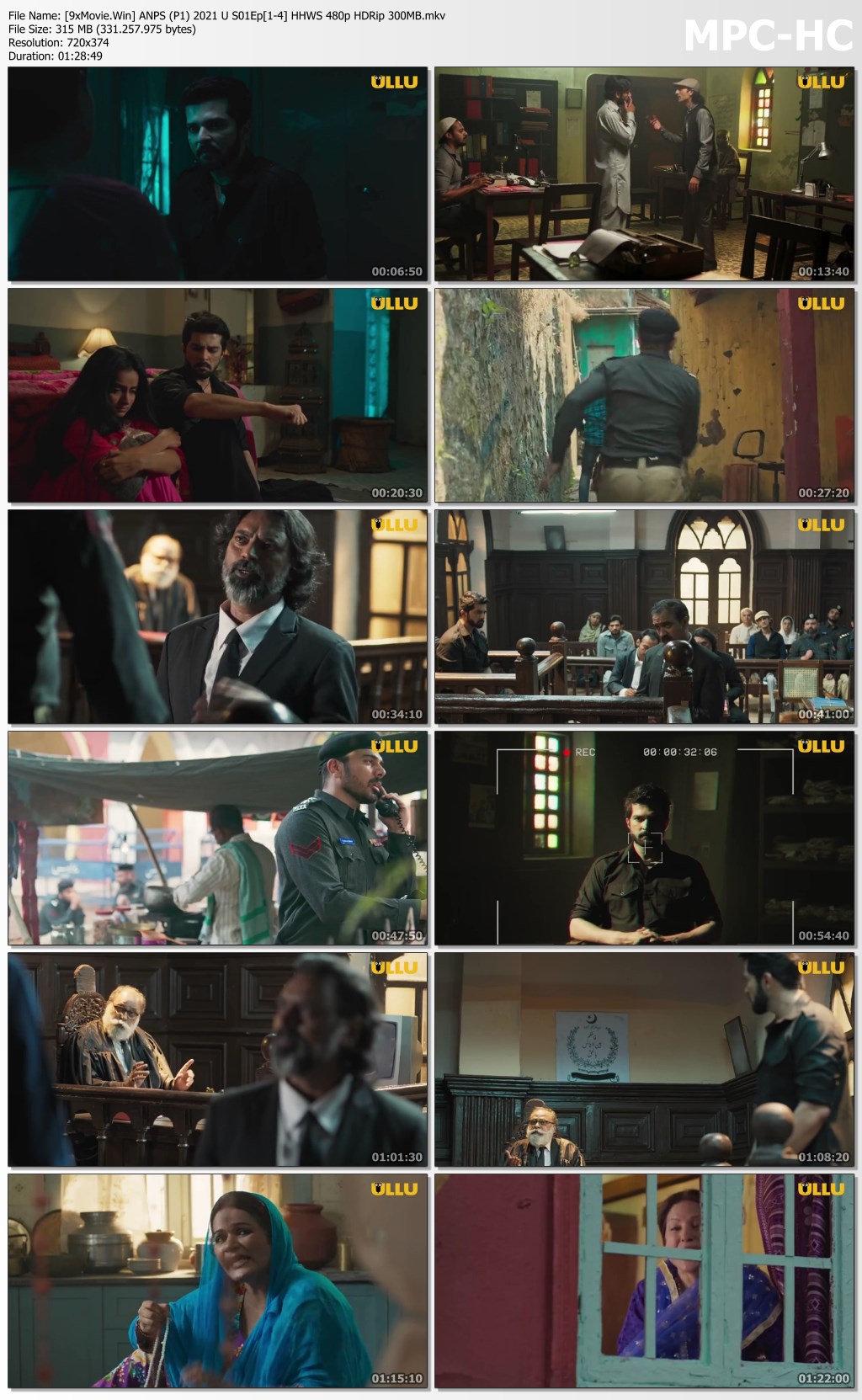 Assi Nabbe Poore Sau (Part 1) 2021 Ullu Hindi Hot Web Series 480p HDRip x264 300MB