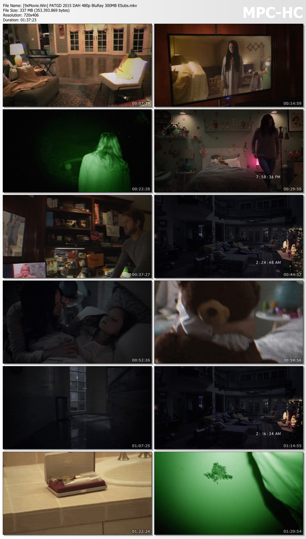 Paranormal Activity The Ghost Dimension 2015 Dual Audio Hindi 480p BluRay x264 300MB ESubs