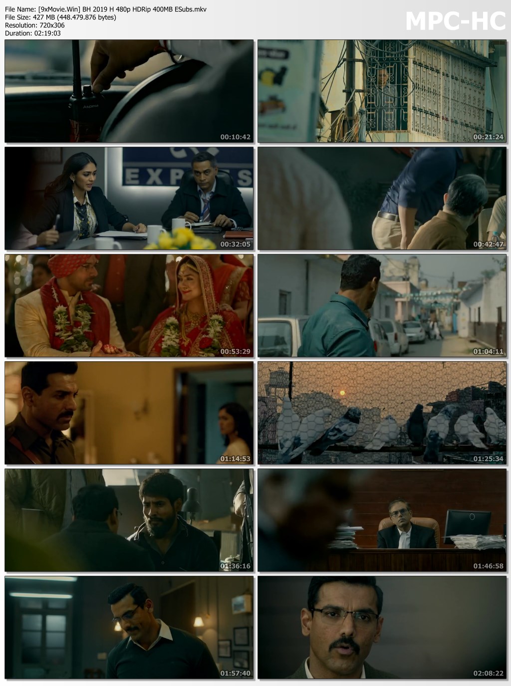 Batla House 2019 Hindi 480p HDRip x264 400MB ESubs