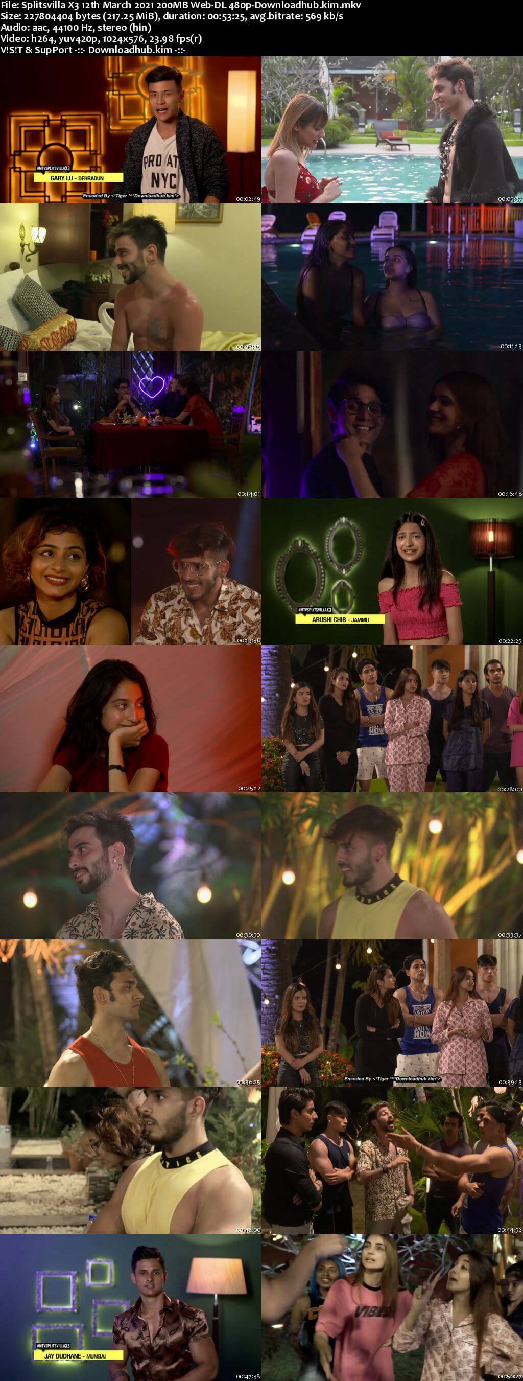 Splitsvilla X3 12th March 2021 200MB Web-DL 480p