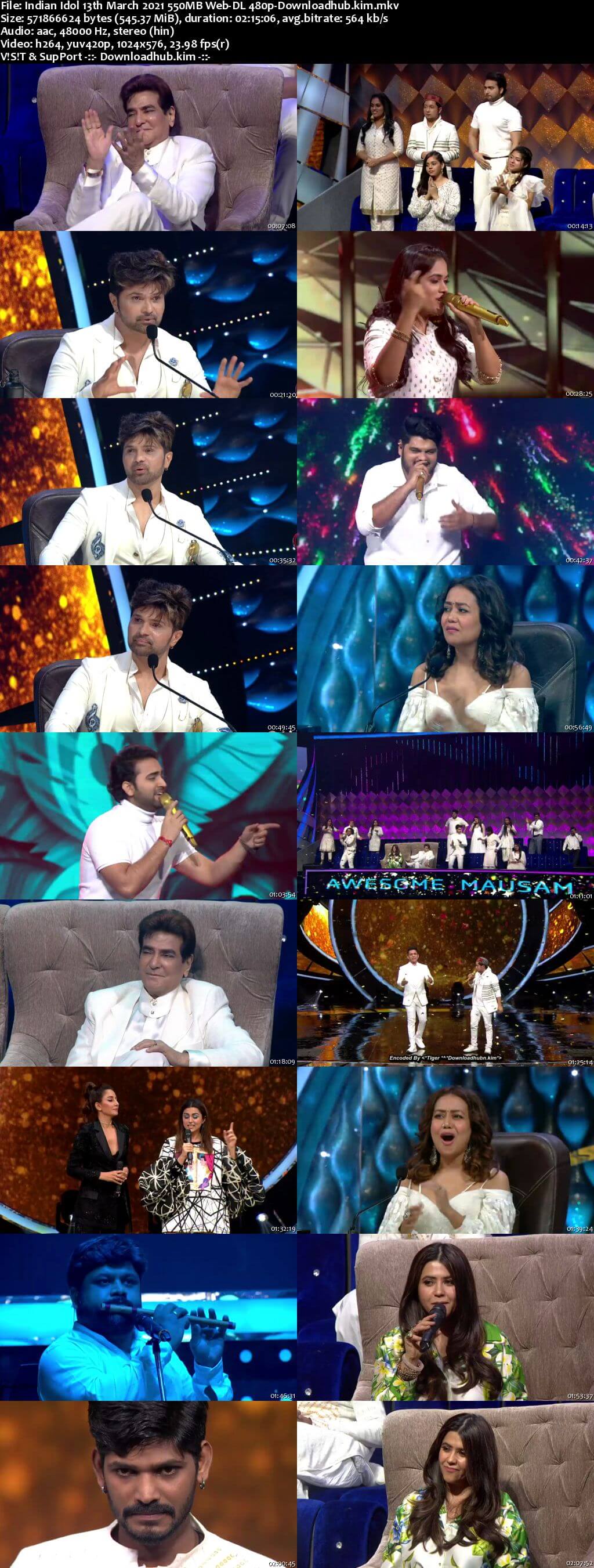 Indian Idol 13 March 2021 Episode 31 Web-DL 480p