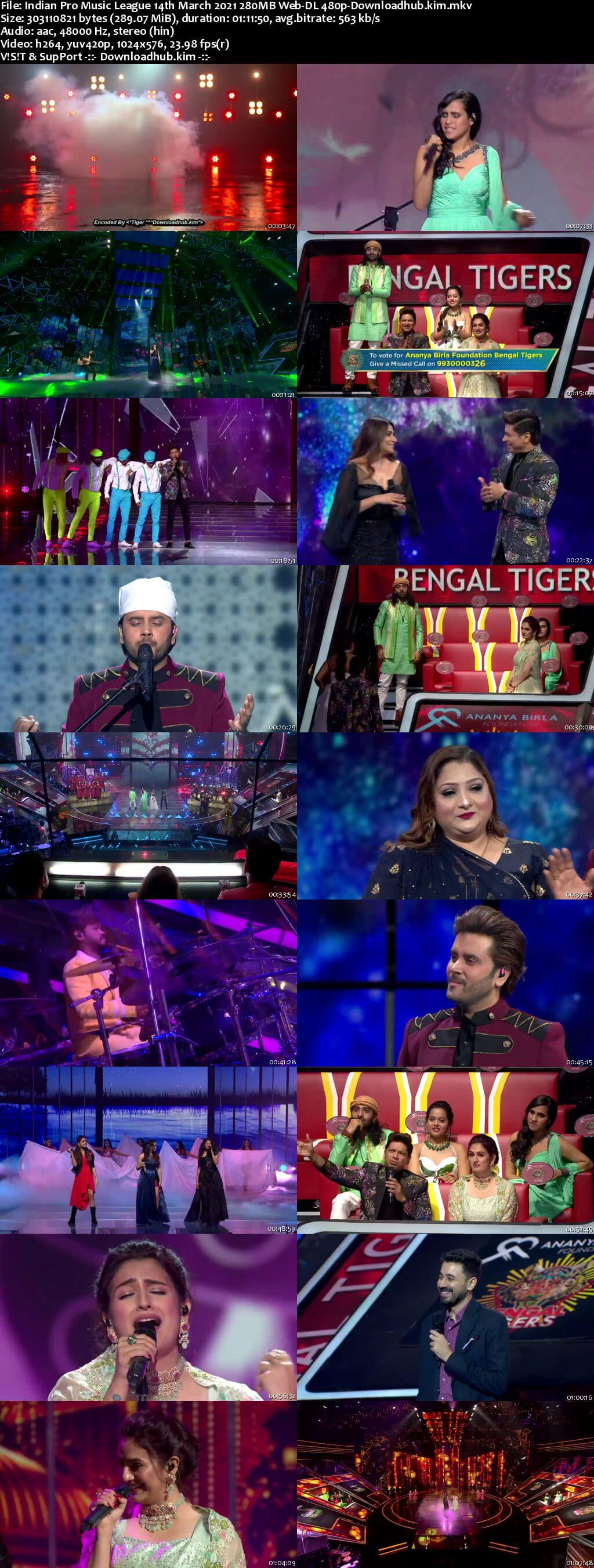 Indian Pro Music League 14th March 2021 280MB Web-DL 480p