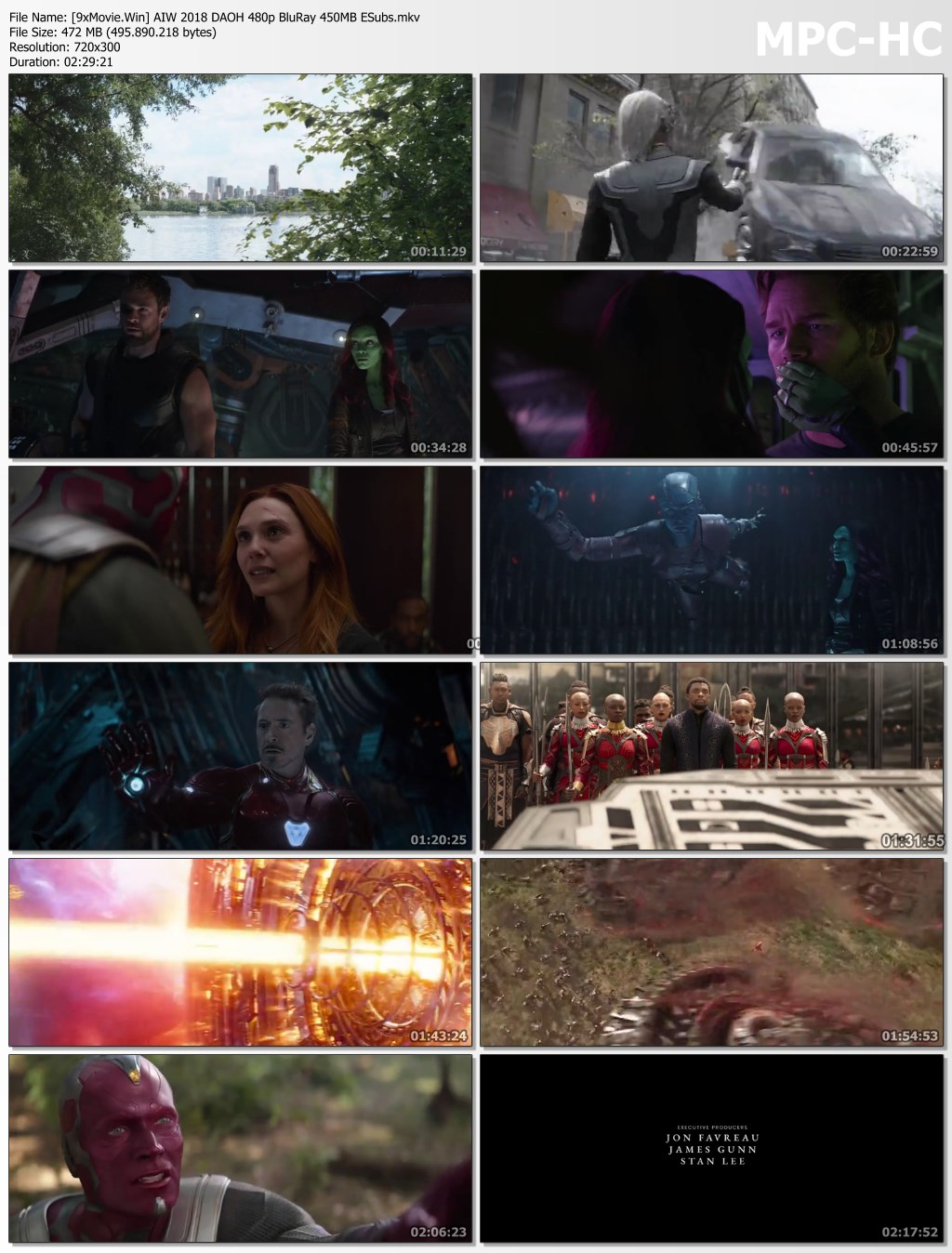 Avengers Infinity War 2018 Dual Audio ORG Hindi 480p BluRay x264 450MB ESubs