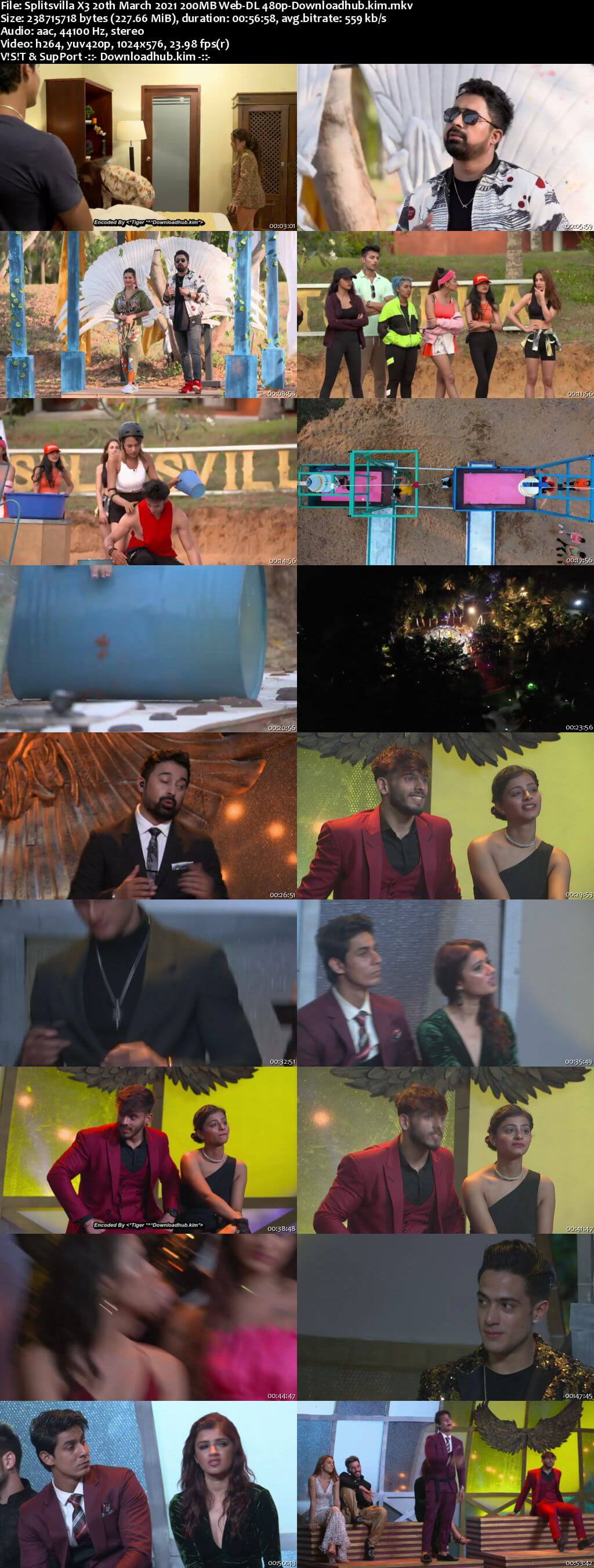 Splitsvilla X3 19th March 2021 200MB Web-DL 480p