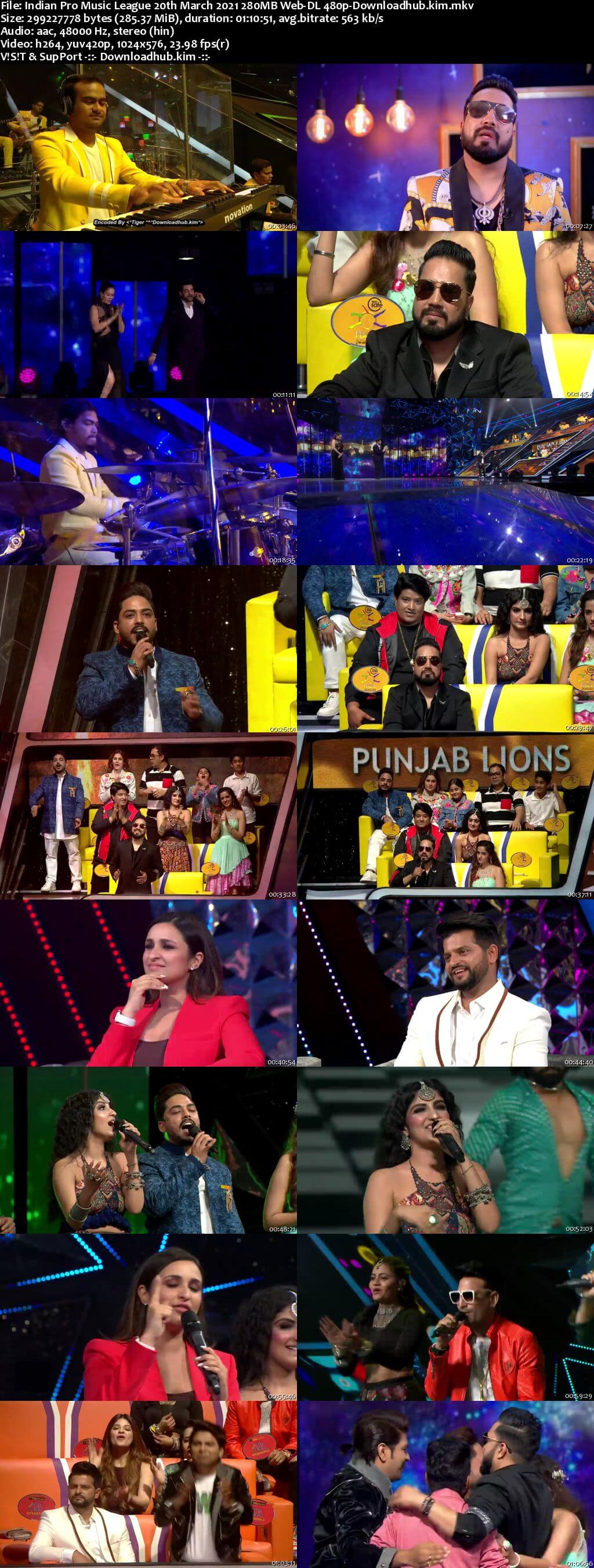 Indian Pro Music League 20th March 2021 280MB Web-DL 480p