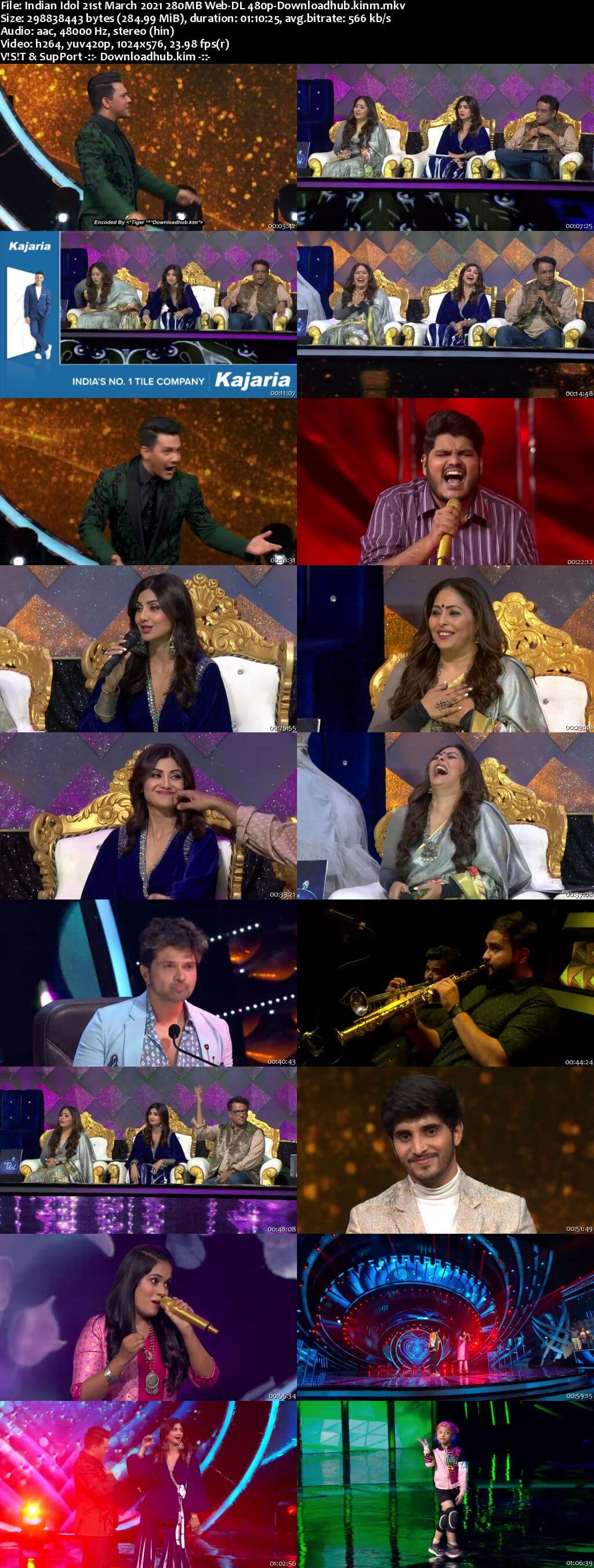 Indian Idol 21 March 2021 Episode 34 Web-DL 480p