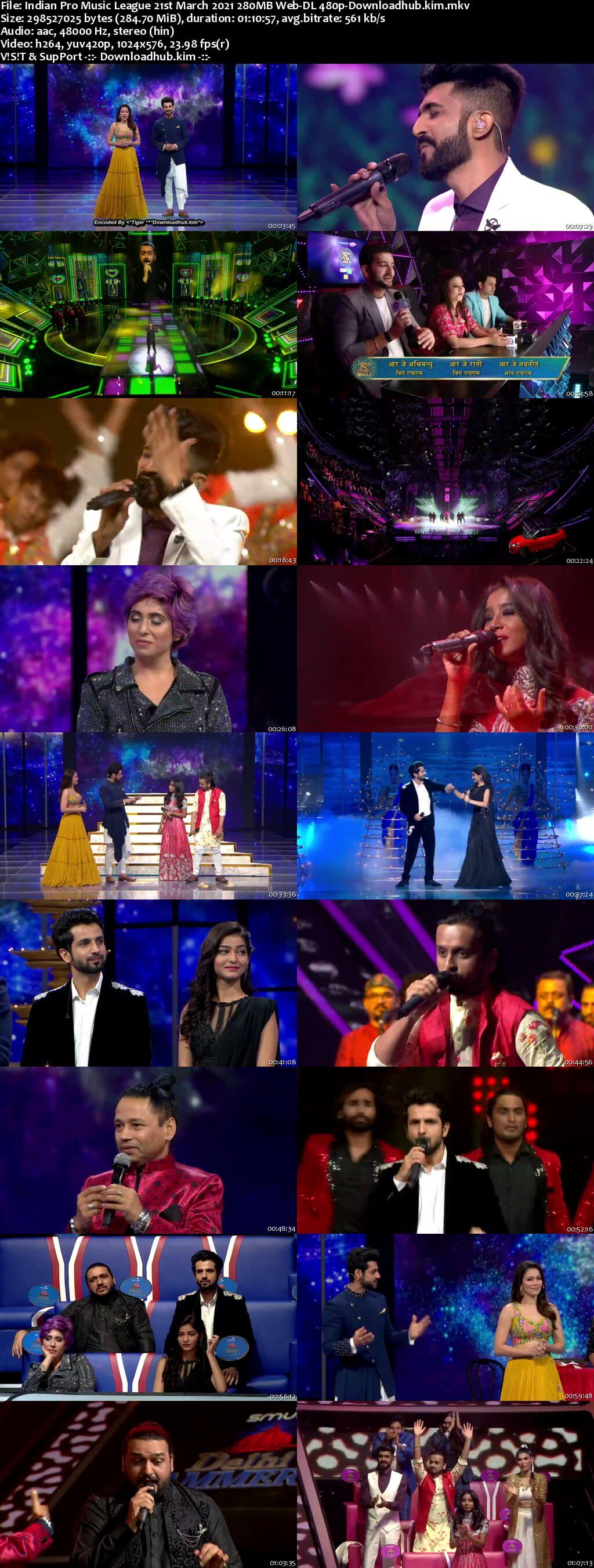 Indian Pro Music League 21st March 2021 280MB Web-DL 480p